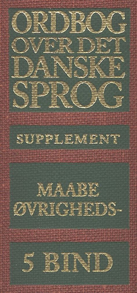 ordbog danske sprog.
